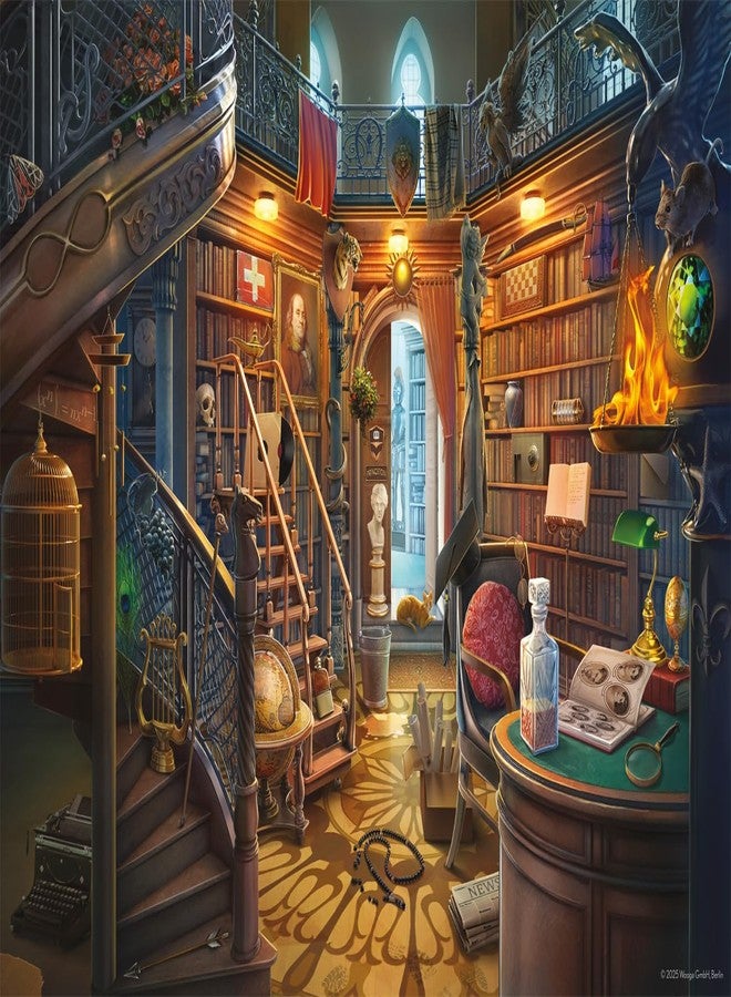 Ceaco - June's Journey - The Library - 2000 Piece Puzzle for Adults - Challenging and Perfect for Game Nights - Finished Puzzle Size 38.5 x 26.5 - Image 2